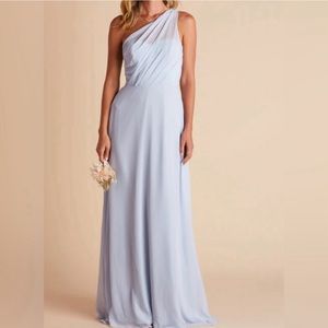 KIRA DRESS CHIFFON ICE BLUE